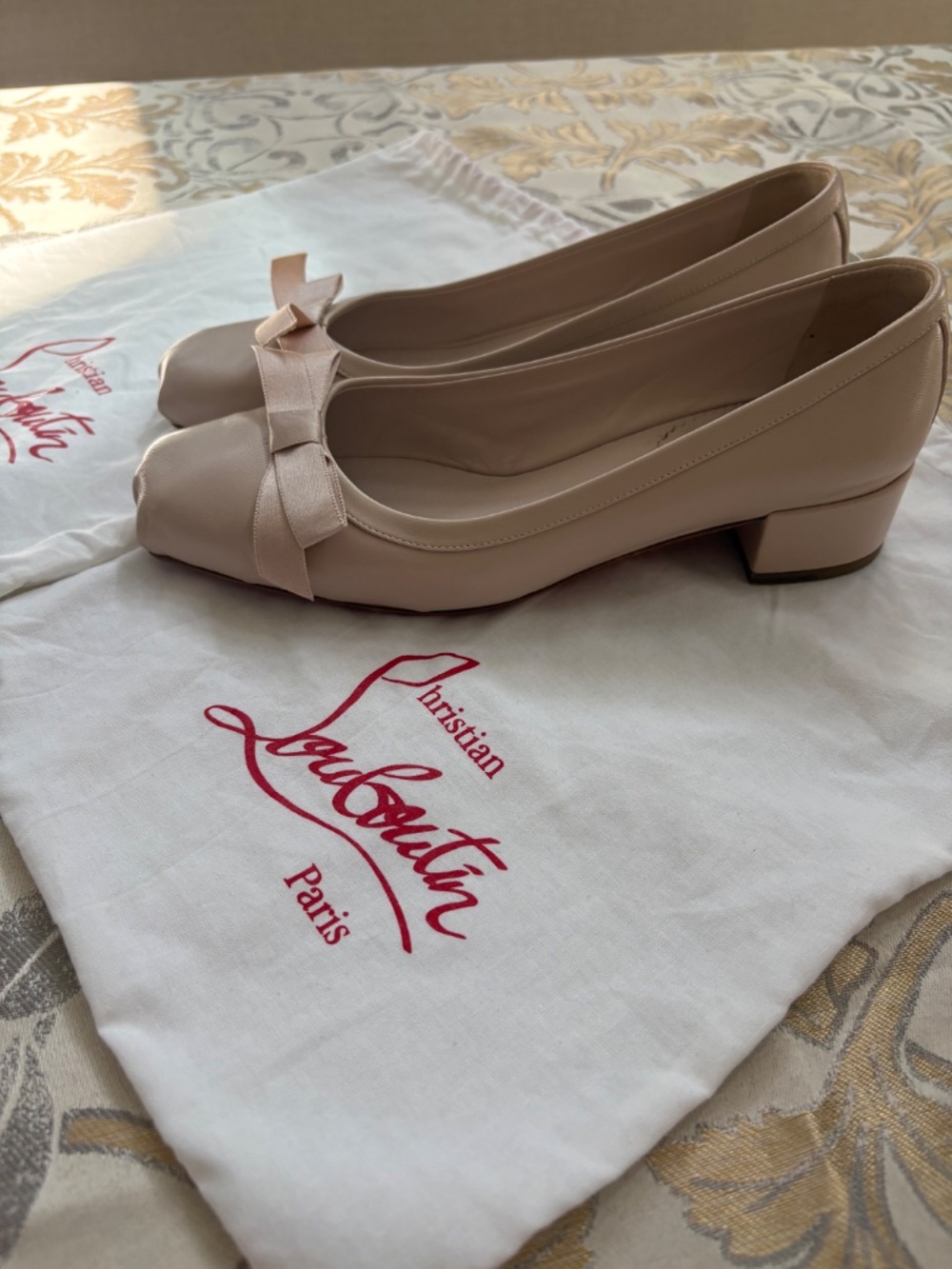 Christian Louboutin square ballet toe pump - Picture 2 of 9